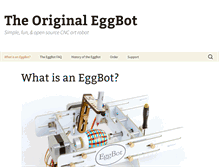 Tablet Screenshot of egg-bot.com